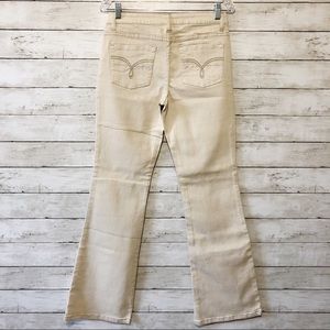 Boston Proper Off-White Denim Jean Flare M9